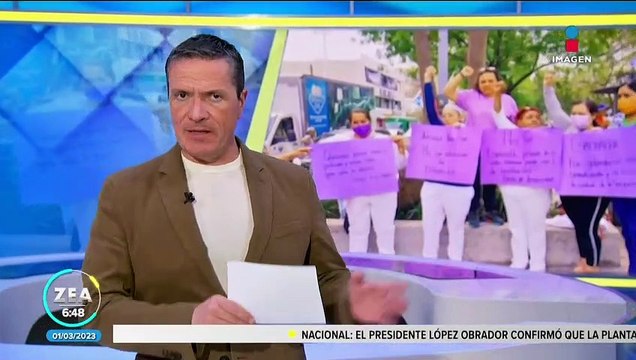 Enfermeras se manifiestan en Zapopan; exigen esclarecer la muerte de Esmeralda