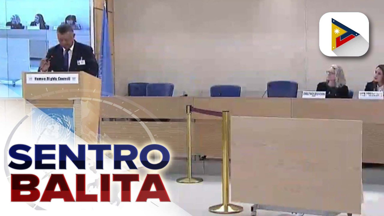 DOJ Sec. Remulla, iginiit sa UNHRC na hindi pinababayaan ang karapatang pantao sa ilalim ng...