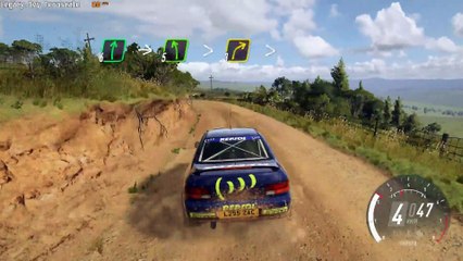 1995 Subaru Impreza New Zealand Waimarama Sprint Reverse Clear Daytime Dirt Rally 2.0 gameplay and replay