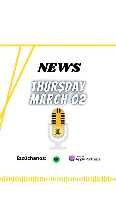 NEWS THURSDAY 02 MARCH