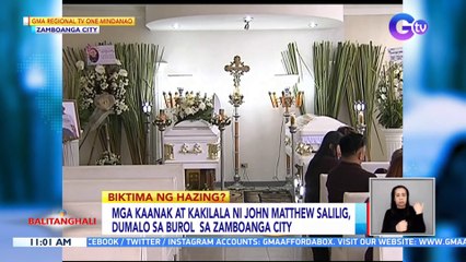 Mga kaanak at kakilala ni John Matthew Salilig, dumalo sa burol sa Zamboanga City | BT