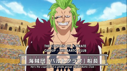 When Bartolomeo scares the crowd with fake boom