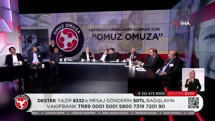 'Omuz Omuza' kampanyasında 845.7 milyon lira yardım toplandı