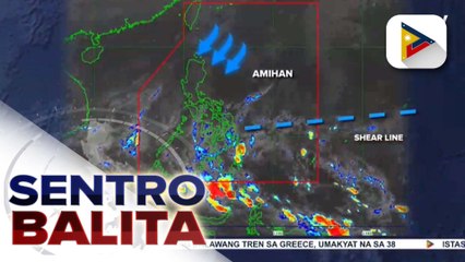 'Amihan,' patuloy na nakaaapekto sa Luzon; shear line, nagpapaulan din sa Caraga, Southern Leyte, at Davao Oriental
