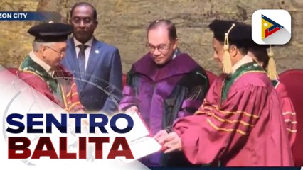 Malaysian PM Ibrahim, ginawaran ng degree of Doctor of Laws Honoris Causa sa UP