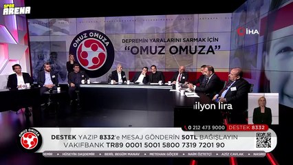 'Omuz Omuza' kampanyasında 845,7 milyon lira yardım toplandı