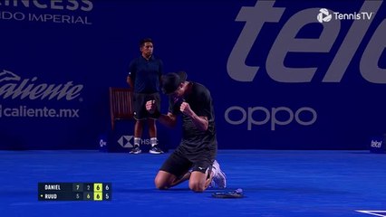 Ruud undone by Daniel in Acapulco