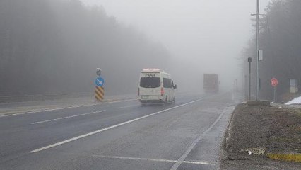 BOLU DAĞI'NDA SİS ETKİLİ OLDU