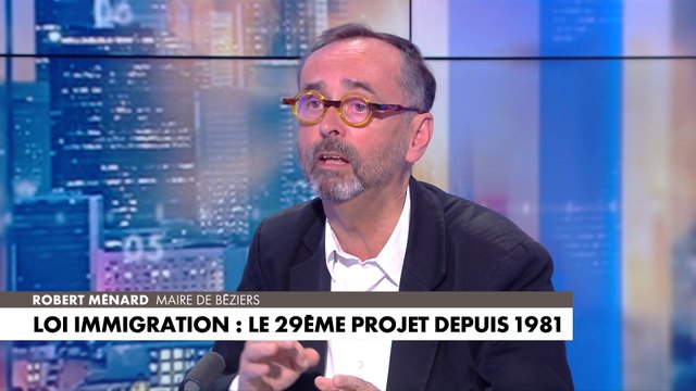 Robert Ménard : «On a un gouvernement qui est incapable de choisir. On ne peut pas, sur l’immigration, vouloir faire plaisir à tout le monde, à la gauche et à la droite»