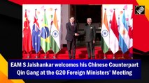 G20 Summit: EAM Dr S Jaishankar welcomes Chinese foreign minister Qin Gang