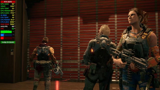 【Wanted Dead】PC | RTX 3070 8GB, i9-9900 | Benchmark 2 @ 1440p 2K (60ᶠᵖˢ) ᴴᴰ ✔