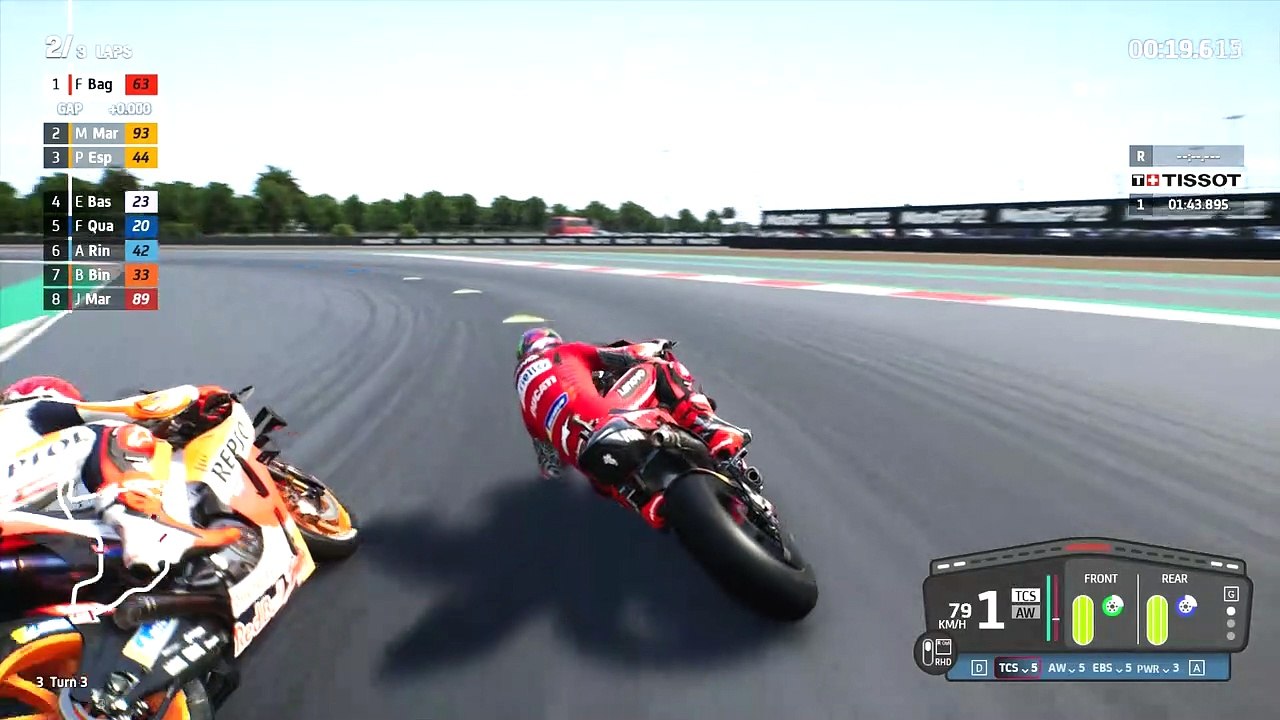 Motogp 2023 Marquez vs Bagnaia on Motogp Mandalika Indonesia