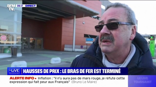 On fait une sélection par rapport à certains produits et à certains magasins Ce retraité a dû changer ses habitudes de consommation face à l'inflation