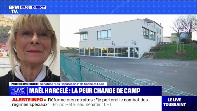 Marie Mercier, sénatrice LR, sur le harcèlement scolaire: Ce n'est pas à la victime de quitter l'établissement, c'est à l'agresseur