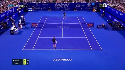 Acapulco - Ruud chute au deuxième tour