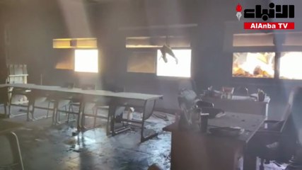 حريق في مدرسة السرة.. ولا خسائر بشرية