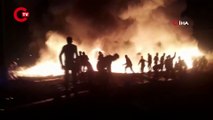 Suriye’de mülteci kampında yangın