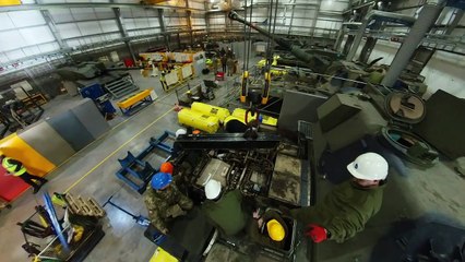 Ukrainian troops learn maintenance ahead of tank handover