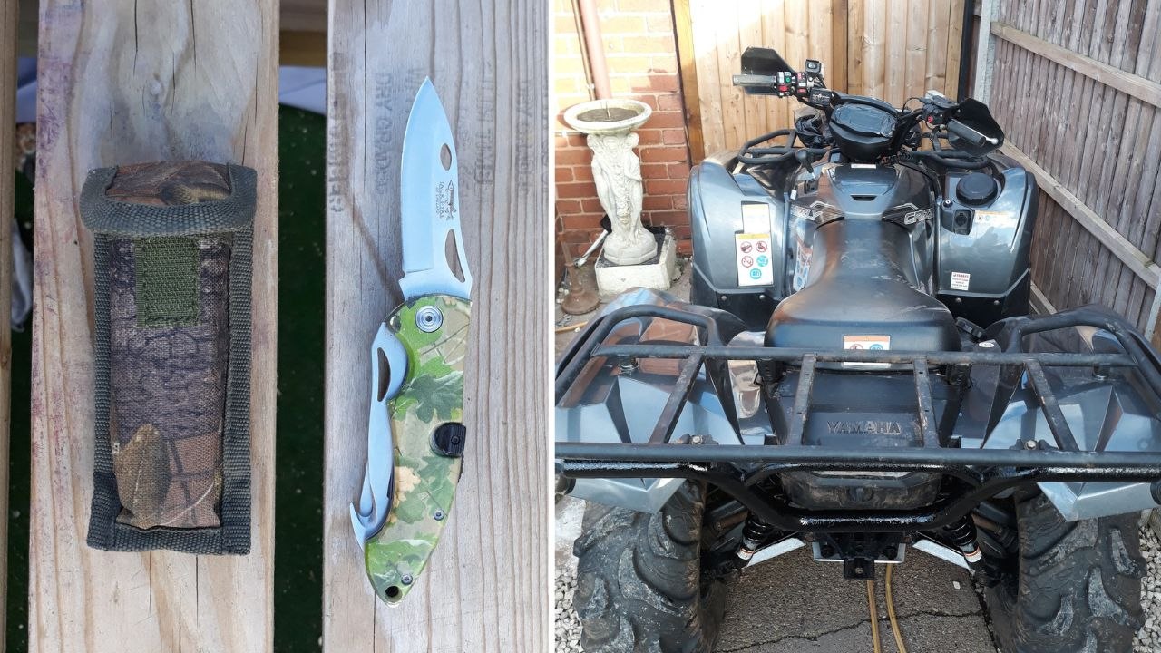 Shocking hoard of suspected poached deer skulls and fox tails uncovered after drugs raid