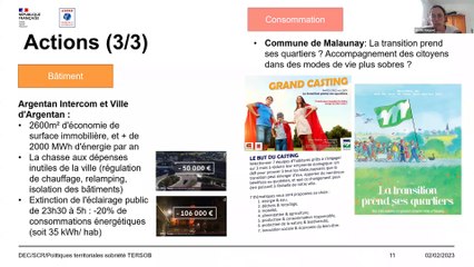 Webinaire ADEME Territoire Engagé « Démarches territoriales de sobriété : quels retours d’expérience et comment agir ? »