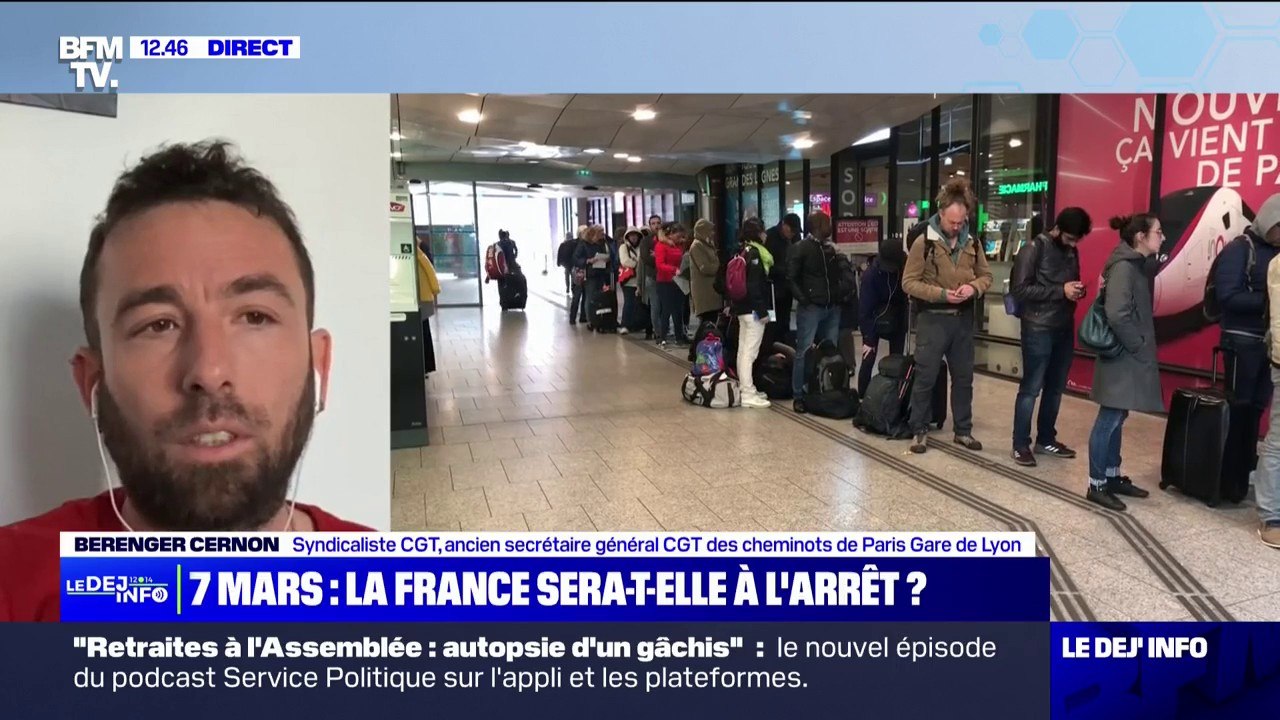 Ce syndicaliste CGT affirme vouloir "rentrer dans un conflit beaucoup plus dur et long" contre la réforme des retraites