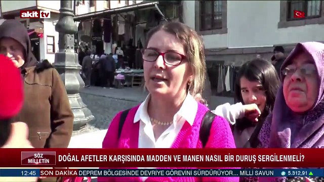 Doğal afetler karşısında madden ve manen nasıl bir duruş sergilenmeli ?