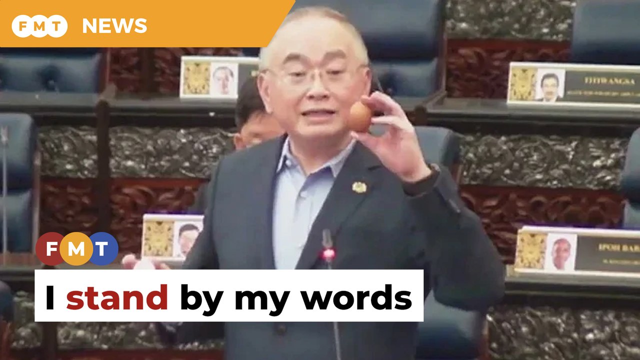 Wee ‘unfazed’ by another letter of demand from egg importer