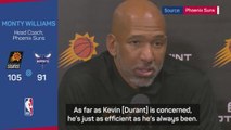 Suns want KD to be himself, not a leader - Williams