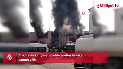 下载视频: Ankara'da kimyasal madde üreten fabrikada yangın! Ölü ve yaralılar var