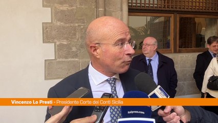 Corte dei Conti Sicilia, Lo Presti "Spendere bene le poche risorse"