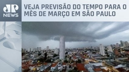 Mês de março segue com muitas chuvas no estado de SP