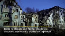 Rusia ha atacado con misiles un edificio de apartamentos en Zaporiyia