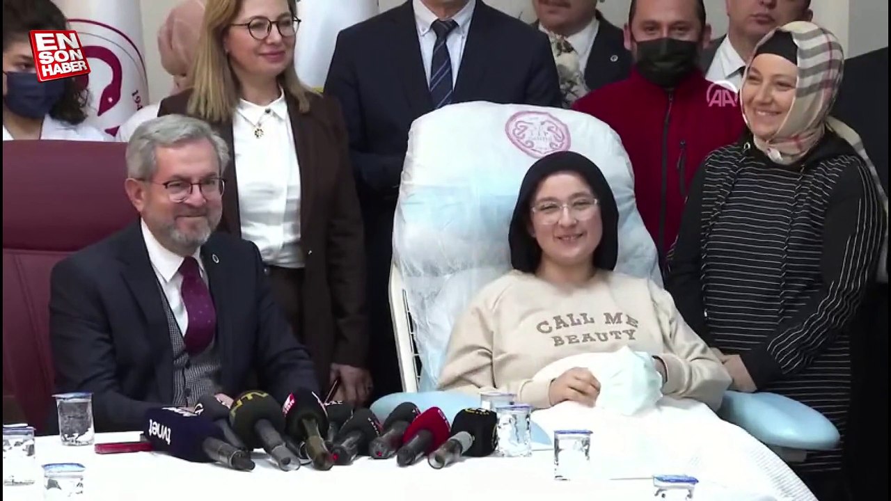 Depremin 248. saatinde enkazdan kurtarılan Aleyna Ölmez taburcu oldu