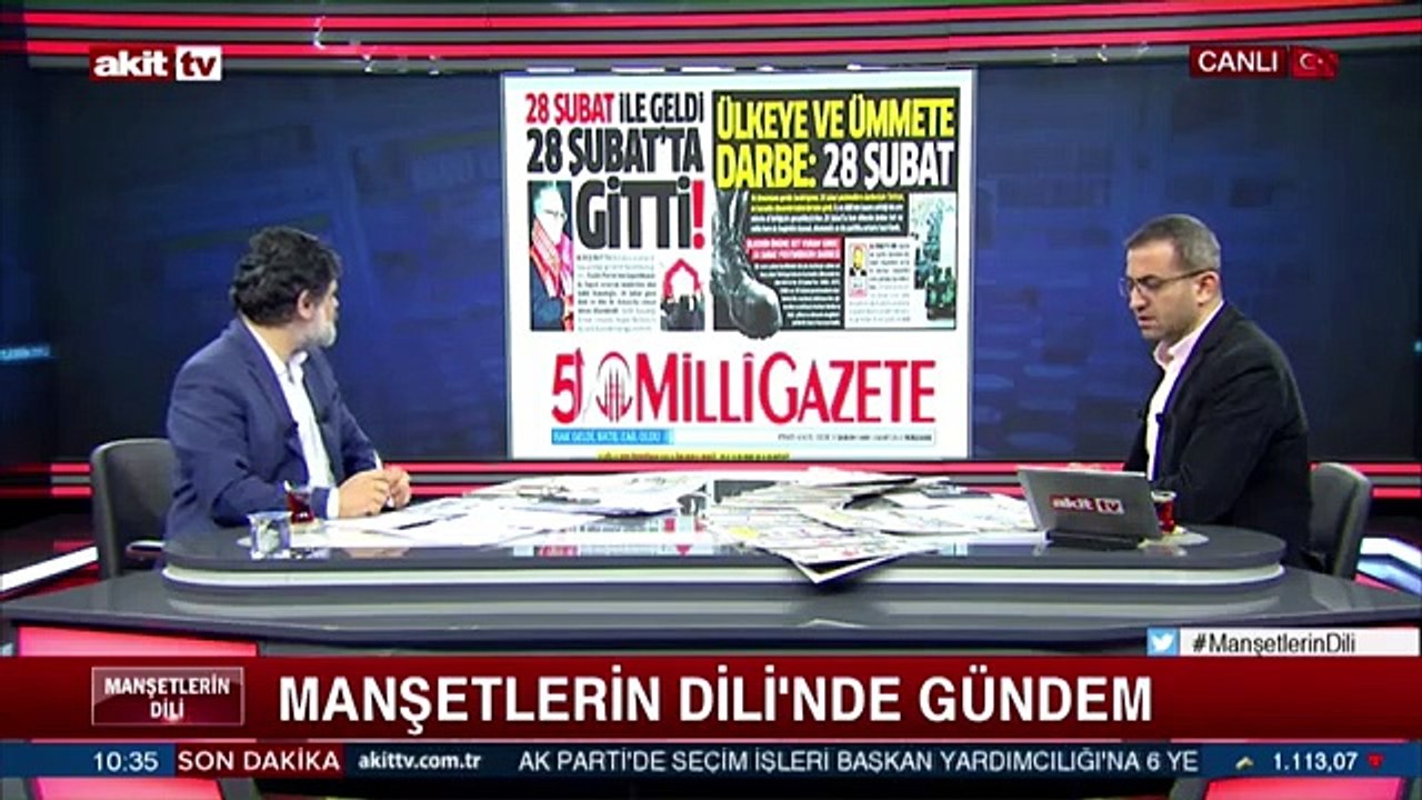 Geç gelen haber! Akit yazdı Milli gazete hatırladı