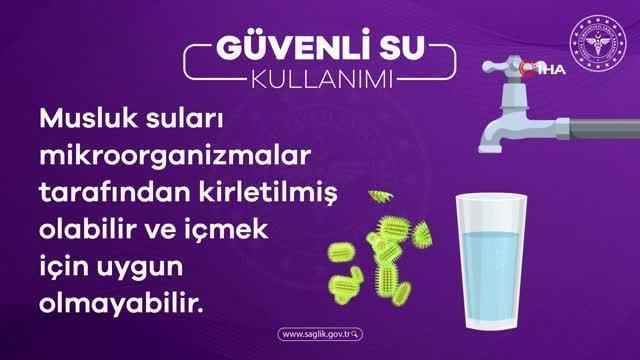 Sağlık Bakanlığından deprem bölgesinde şebeke suyu kullanımı uyarısı