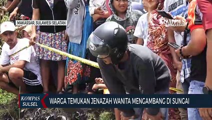 Warga Temukan Jenazah Wanita Mengambang Di Sungai