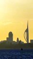 Sunset behind Spinnaker Tower - video by Nathan Hill Photography