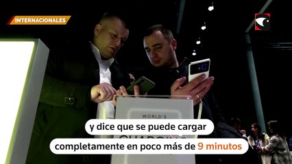 Presentaron un nuevo teléfono inteligente con capacidad de carga completa de 9 minutos