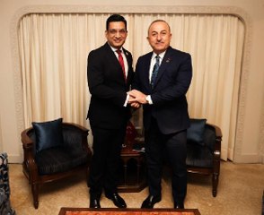 Bakan Çavuşoğlu, Hindistan'da temaslarına devam ediyor