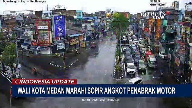 Walkot Medan Bobby Nasution Marahi Sopir Angkot Penabrak Motor