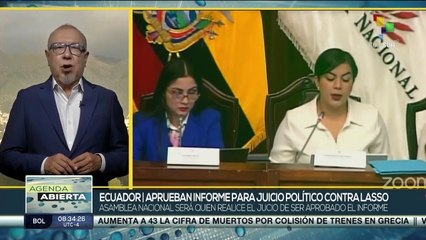 Ecuador: Aprueban informe para juicio político contra Lasso