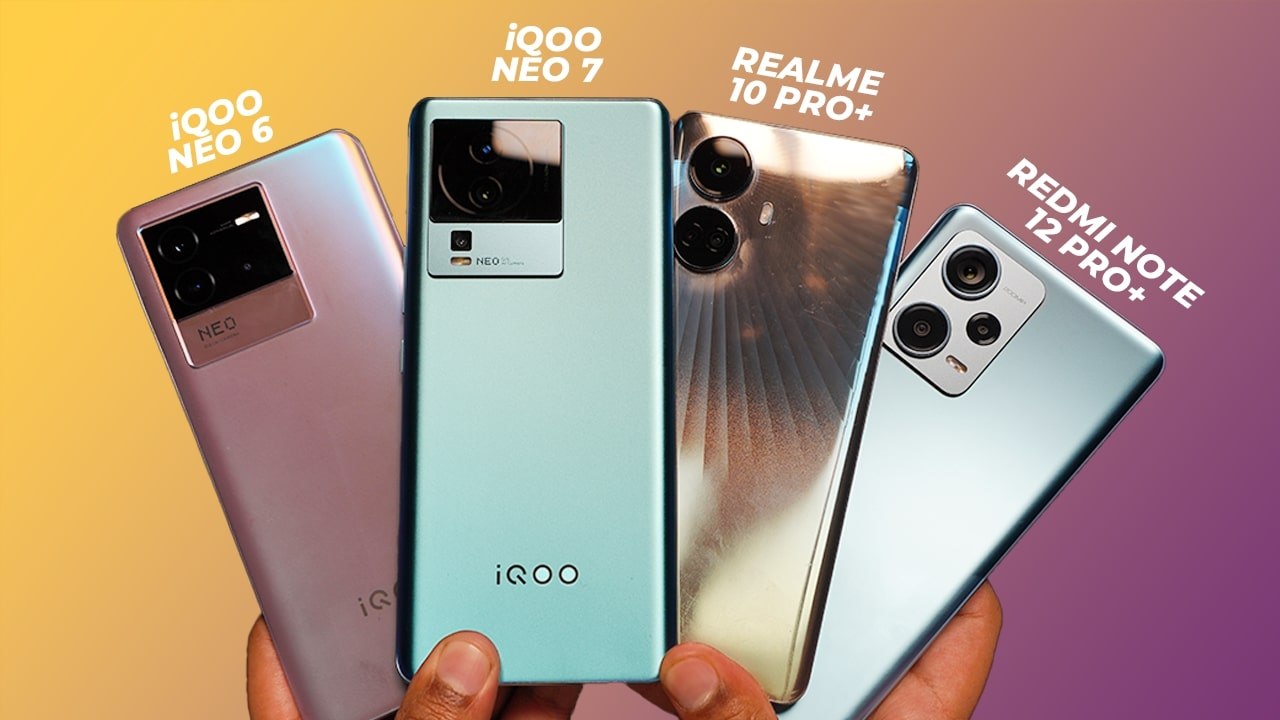 Vivo V27 Pro vs OnePlus 11 vs iQOO NEO 7 vs iQOO 11  Battery Drain Test & Performance