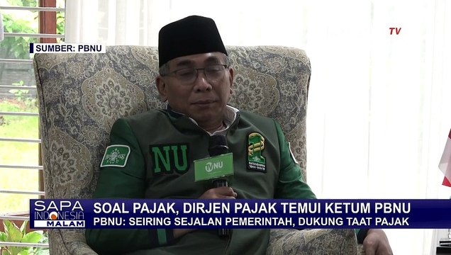 Temui Ketum PBNU, Dirjen Pajak Minta NU Tetap Dukung Taat Pajak