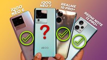 iQOO NEO 7 vs NEO 6 vs Redmi Note 12 Pro Plus vs Realme 10 Pro  Battery Drain & Performance Test