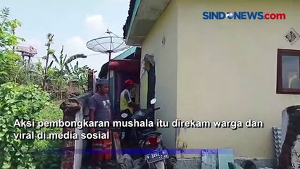 Musala Dibongkar Gara-gara Beda Pilihan Kades di Probolinggo