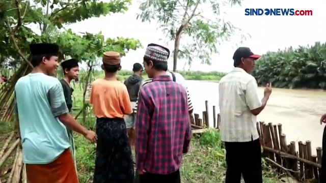 Pascabanjir, Warga Pandeglang Dihebohkan Kemunculan 2 Ekor Buaya