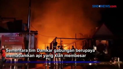6 Unit Rumah Hangus di Lahap Api di Kutai Kartanegara