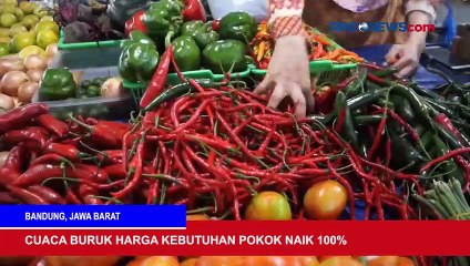 Cuaca Buruk Harga kebutuhan Pokok Naik 100% dan Tahanan Narkoba Nikah di Kantor Polisi