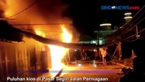 Puluhan Kios Pasar Segiri Samarinda Terbakar, Pedagang Histeris