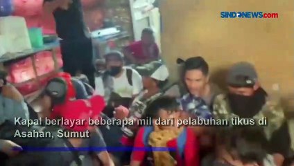 Kapal Bocor, 34 TKI Ilegal Gagal Berangkat ke Malaysia di Asahan